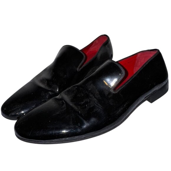 Ron Tomson The Formal Patent Leather Loafer 44 US 11 Slip On Shiny Groom Formal - Picture 5 of 7